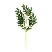 Artificial Willow Leaves Branches Bulk Pack, 12 Inch, Green Silk Foliage, 10 Pcs