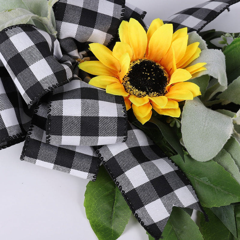 Artificial Sunflower Wall Swags Bulk 10 Pcs Teardrop Spring Summer Wreaths Silk Flowers