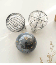Blue Glitter Christmas Ball Ornaments Set, 12 Pcs Hanging Decorations for Tree, Holiday Home Decor