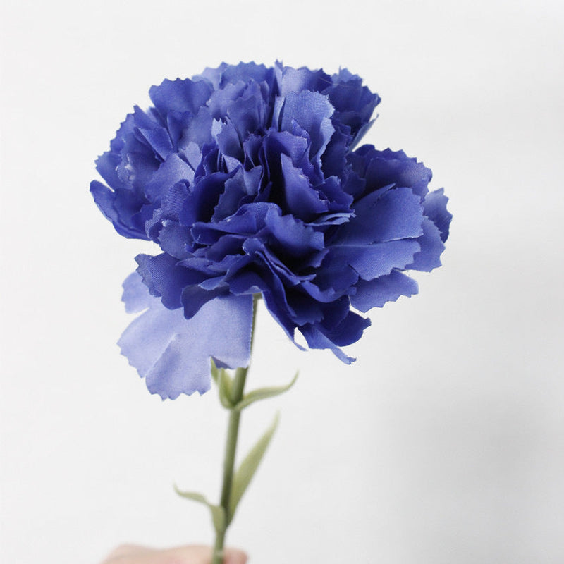 10.6 Inch Artificial Carnation Stems, 10 Pcs Bulk Silk Flowers