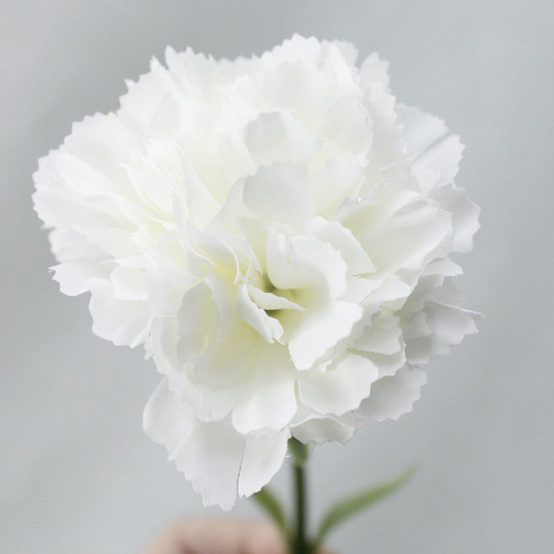 10.6 Inch Artificial Carnation Stems, 10 Pcs Bulk Silk Flowers