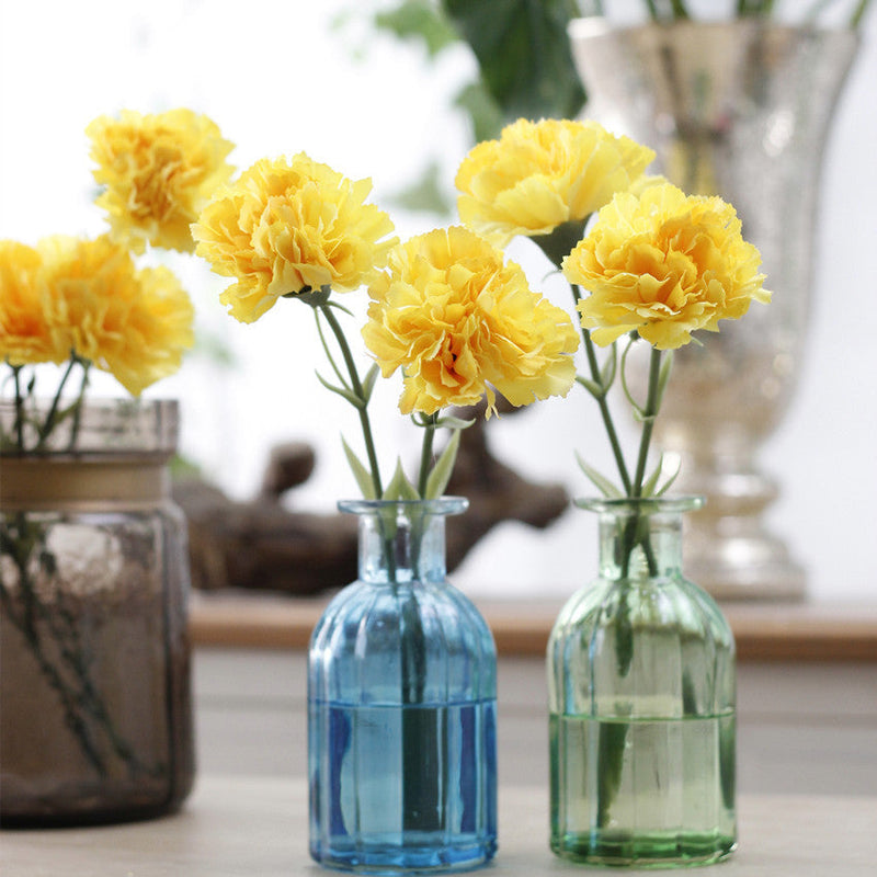 10.6 Inch Artificial Carnation Stems, 10 Pcs Bulk Silk Flowers