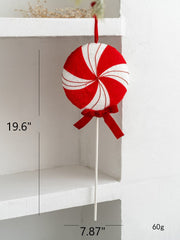 Christmas Candy Walking Stick Pendant Ornament 10 Pcs Hanging Decorations for Tree Party