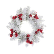 Artificial Christmas Cedar Red Berry Candle Holder Rings 11 Inch Mini Tabletop Wreath Centerpiece Bulk Wholesale