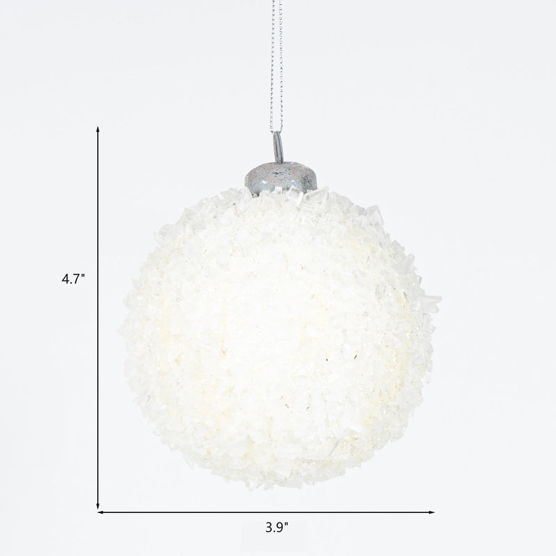 Bulk Christmas Ceramic Hanging Ornaments 3 Shapes Spherical Drop Deer for Xmas Party Decoration
