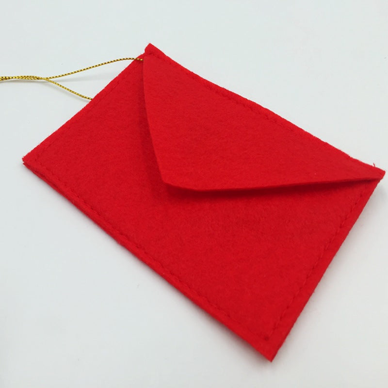 6 Pcs Christmas Envelope Hanging Ornaments Bulk Holiday Decorations