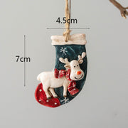 Bulk Christmas Hanging Resin Ornaments with String – Holiday Tree Decorations, Party Supplies, Multiple Pieces