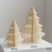 Christmas Paper Tree Honeycomb Centerpiece Bulk DIY Table Decoration for Holiday Party Home Decor