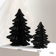 Christmas Paper Tree Honeycomb Centerpiece Bulk DIY Table Decoration for Holiday Party Home Decor