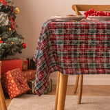 Bulk Christmas Plaid Snowflakes Tablecloths for Christmas Party Decor Wholesale