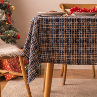 Bulk Christmas Plaid Snowflakes Tablecloths for Christmas Party Decor Wholesale