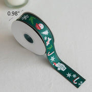 Bulk Grosgrain Ribbon with Pearl Beads for Christmas Gift Wrapping Crafts DIY Holiday Decorations