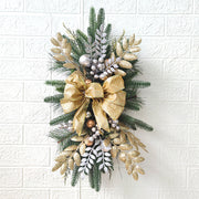 10 Pcs Artificial Christmas Teardrop Swag Garland for Stairs Door Fireplace Window Indoor Outdoor Decor
