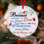 Christmas Memorial Ornaments Bulk Set – Sympathy Bereavement Holiday Decorations, Wholesale Quantity