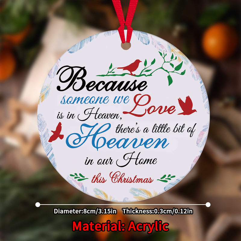 Christmas Memorial Ornaments Bulk Set – Sympathy Bereavement Holiday Decorations, Wholesale Quantity