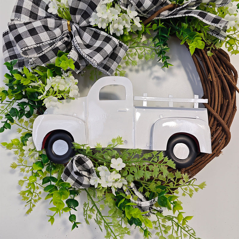 Artificial Eucalyptus Wreaths for Christmas Truck Decor, Bulk Set, Front Door Wall Hanging, Artificial Flowers