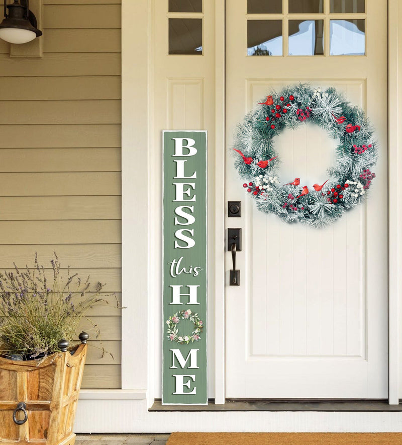 Christmas Wreaths Bulk Set with Berry, Cedar, Red Bird, Cardinal Ornaments for Front Door, Indoor Outdoor Decor