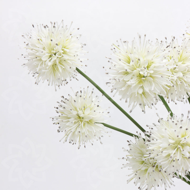 22 Inch Real Touch Artificial Dandelion Stems Spray, 2 Stems Bulk Pack