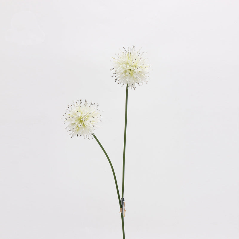22 Inch Real Touch Artificial Dandelion Stems Spray, 2 Stems Bulk Pack