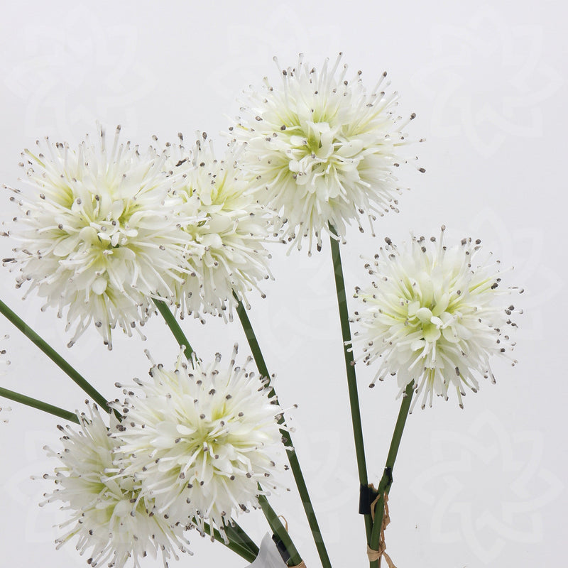 22 Inch Real Touch Artificial Dandelion Stems Spray, 2 Stems Bulk Pack