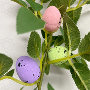Artificial Easter Flower Stems with Eggs, 12 Inch, 10 Pcs Bulk Artificial Floral Branches