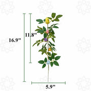 Artificial Easter Flower Stems with Eggs, 12 Inch, 10 Pcs Bulk Artificial Floral Branches