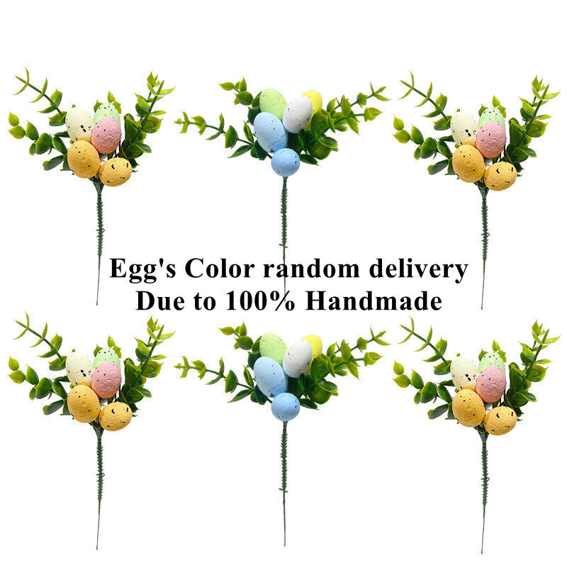 8.6 Inch Artificial Easter Floral Picks Bulk for Easter Decoration, 10 Pcs