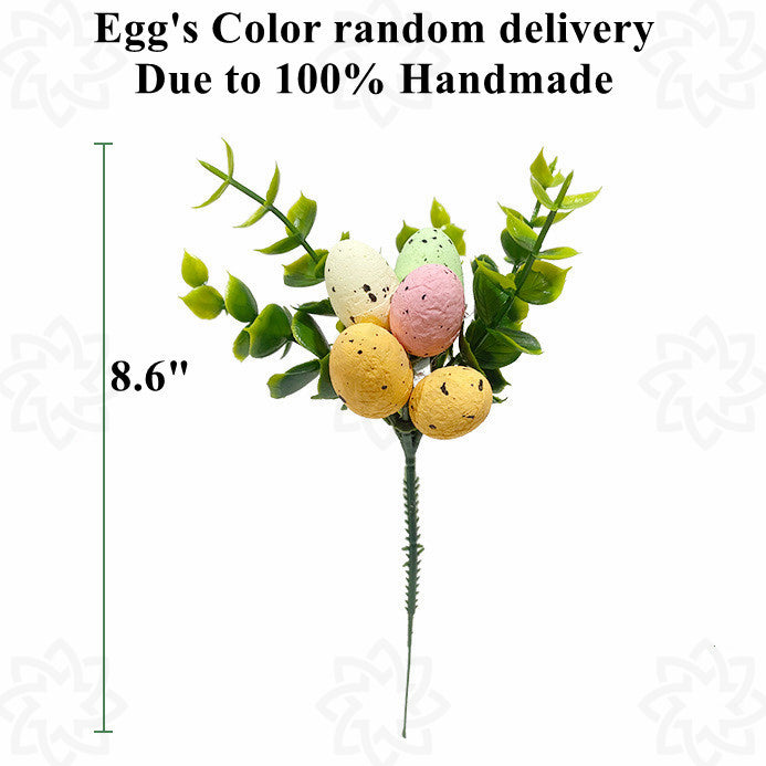 8.6 Inch Artificial Easter Floral Picks Bulk for Easter Decoration, 10 Pcs