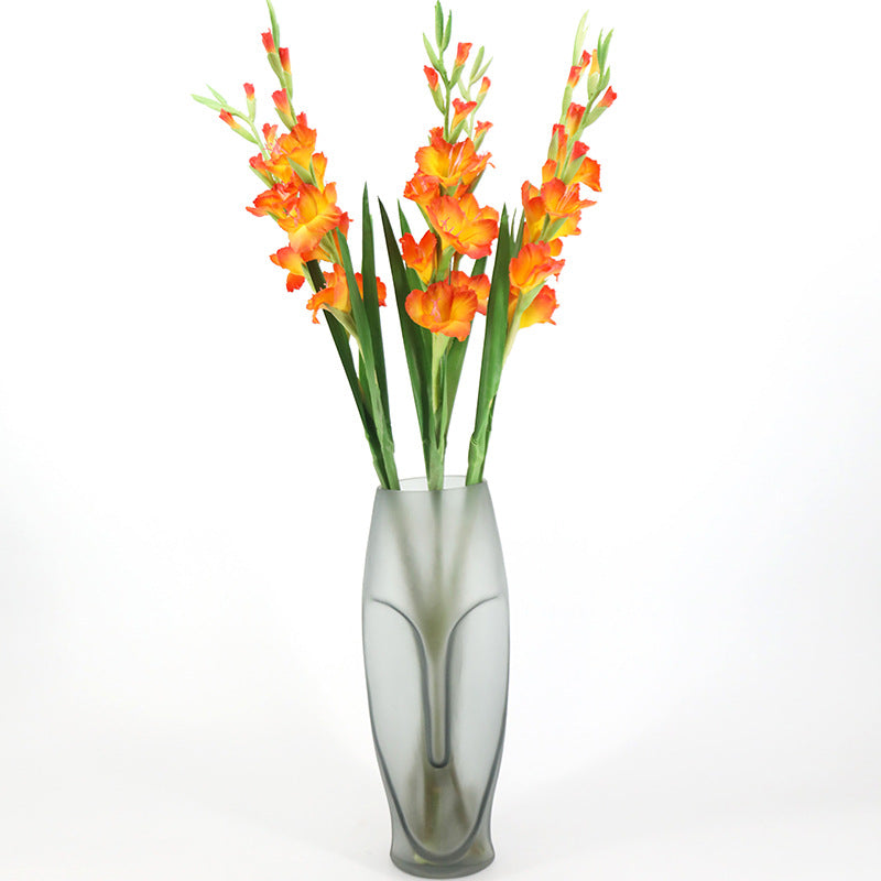 5 Pcs Extra Tall 43 Inch Gladiolus Artificial Silk Flowers Long Stems Bulk