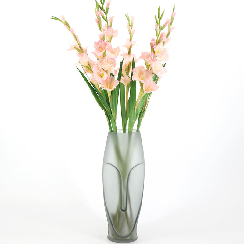 5 Pcs Extra Tall 43 Inch Gladiolus Artificial Silk Flowers Long Stems Bulk