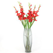 5 Pcs Extra Tall 43 Inch Gladiolus Artificial Silk Flowers Long Stems Bulk