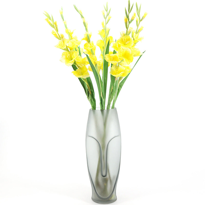 5 Pcs Extra Tall 43 Inch Gladiolus Artificial Silk Flowers Long Stems Bulk