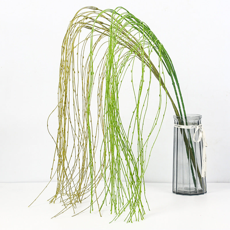 50 Inch Artificial Willow Tree Branches Bulk Green Extra Large 50 Pcs