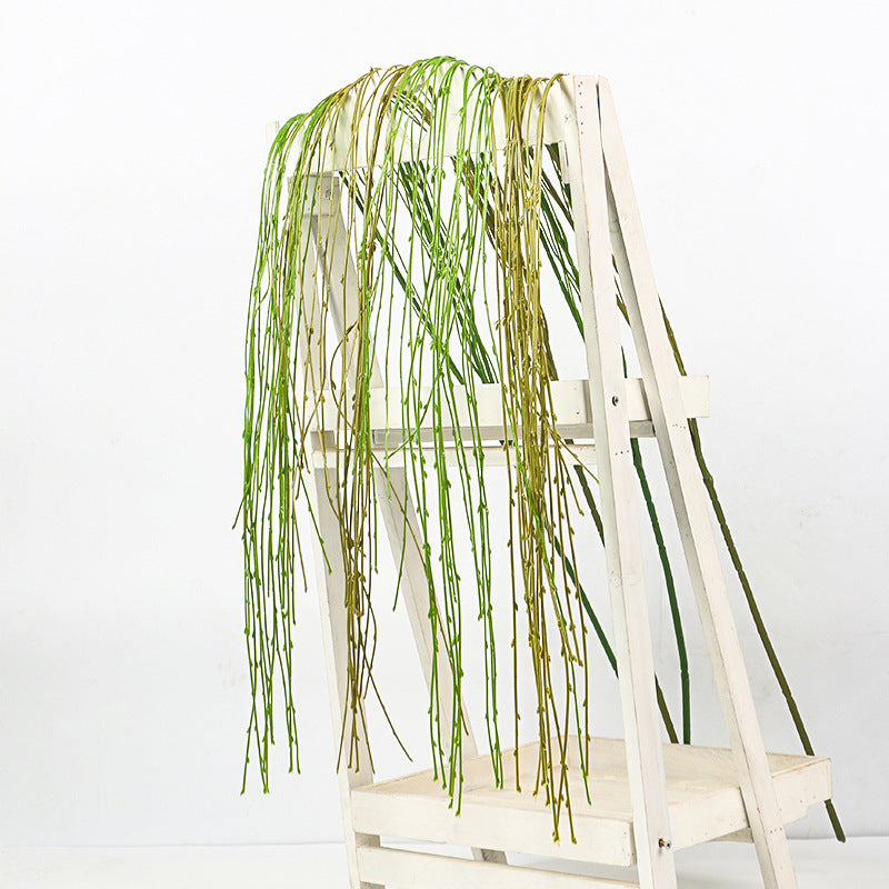 50 Inch Artificial Willow Tree Branches Bulk Green Extra Large 50 Pcs