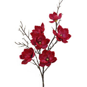 50 Inch Magnolia Artificial Flower Stems Bulk 10 Pcs Extra Long Silk Stems for Tall Vases