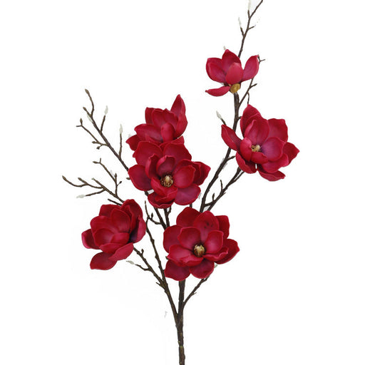 50 Inch Magnolia Artificial Flower Stems Bulk 10 Pcs Extra Long Silk Stems for Tall Vases