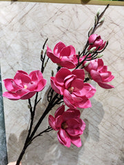50 Inch Magnolia Artificial Flower Stems Bulk 10 Pcs Extra Long Silk Stems for Tall Vases