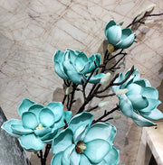 50 Inch Magnolia Artificial Flower Stems Bulk 10 Pcs Extra Long Silk Stems for Tall Vases