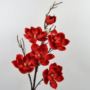50 Inch Magnolia Artificial Flower Stems Bulk 10 Pcs Extra Long Silk Stems for Tall Vases