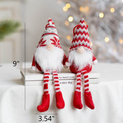 Faceless Gnome Plush Pendant Christmas Tree Ornament 6 Inch Bulk Holiday Party Decor