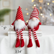 Faceless Gnome Plush Pendant Christmas Tree Ornament 6 Inch Bulk Holiday Party Decor