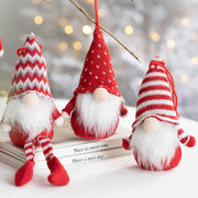 Faceless Gnome Plush Pendant Christmas Tree Ornament 6 Inch Bulk Holiday Party Decor