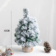 Artificial Snow Pine Tree 12 Inch Flocked Tabletop Christmas Decor 1 Pc