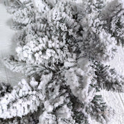 Artificial Pine Cedar Vine Garland 6 Ft Flocked Bulk Christmas Wreaths for Doors Fireplace Decorations