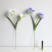 25 Inch Artificial Freesia Stems 25 Pcs Real Touch Silk Flowers Bulk Wholesale