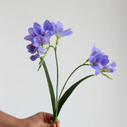 25 Inch Artificial Freesia Stems 25 Pcs Real Touch Silk Flowers Bulk Wholesale