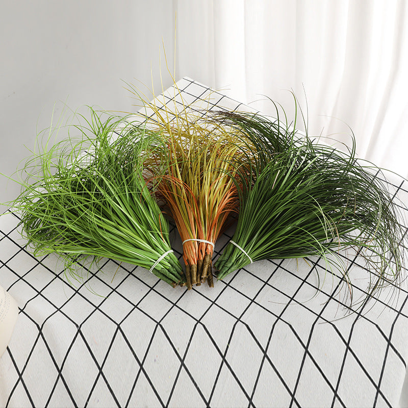 10 Pcs 16 Inch Artificial Grass Bushes Bulk Silk Green Plants