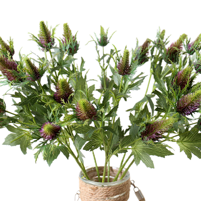 26 Inch Eryngium Artificial Flowers Real Touch Bulk Quantity