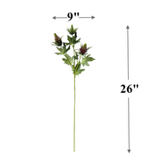 26 Inch Eryngium Artificial Flowers Real Touch Bulk Quantity