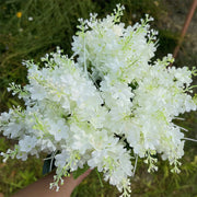 8 Pcs Artificial Hyacinth Bush Flowers UV Resistant Outdoor Silk Plants Bulk